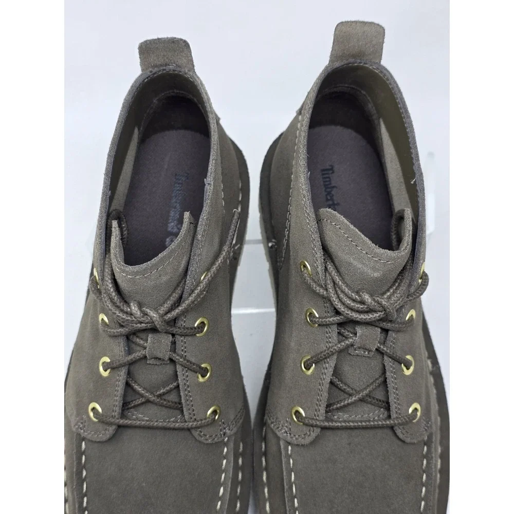 Timberland Size 9.5 Mens Westmore Mid Lace Moc-Toe Chukka Boots Canteen New